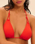 Triangel-Bikinioberteil ohne Bügel Pomegranat SELECT SIMONE PÉRÈLE